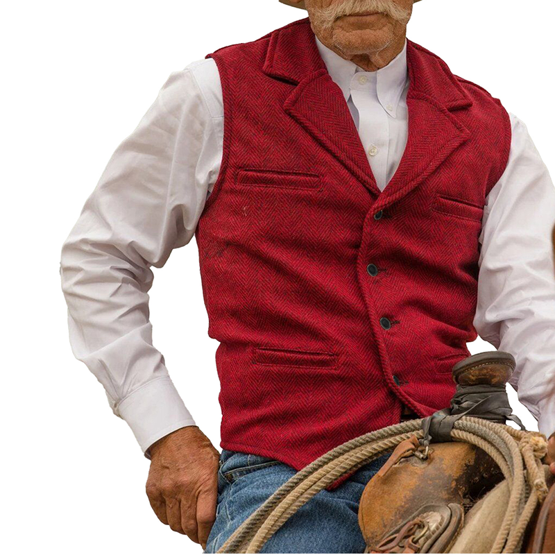 🔥Ofertas imperdíveis – Colete casual de negócios masculino com corte justo