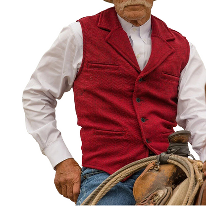 🔥Ofertas imperdíveis – Colete casual de negócios masculino com corte justo
