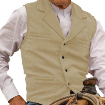 🔥Ofertas imperdíveis – Colete casual de negócios masculino com corte justo
