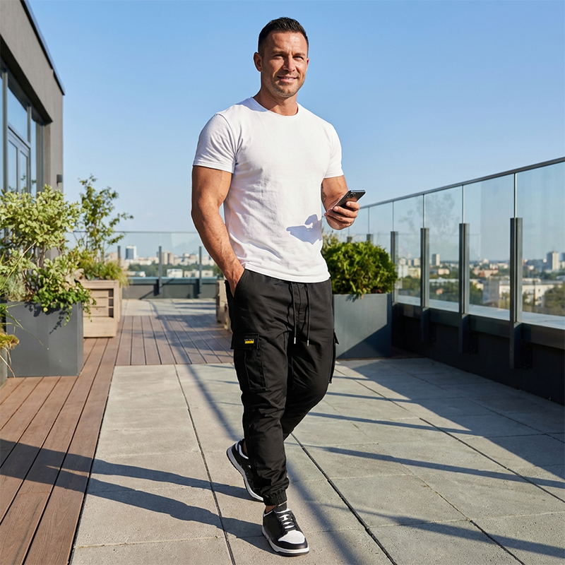 ⏳🔥LIMITED-TIME 50% OFF! 👖 Men’s Casual Cargo Trousers – Stylish, Comfortable & Adjustable ✨