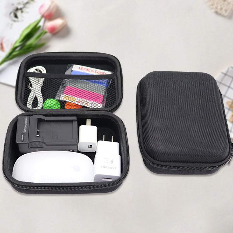 Organizador multifuncional digital para dispositivos, na cor preta