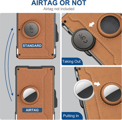 💳✨ Carteira slim com bloqueio RFID – compacta, segura e elegante