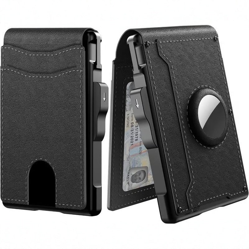 💳✨ Carteira slim com bloqueio RFID – compacta, segura e elegante