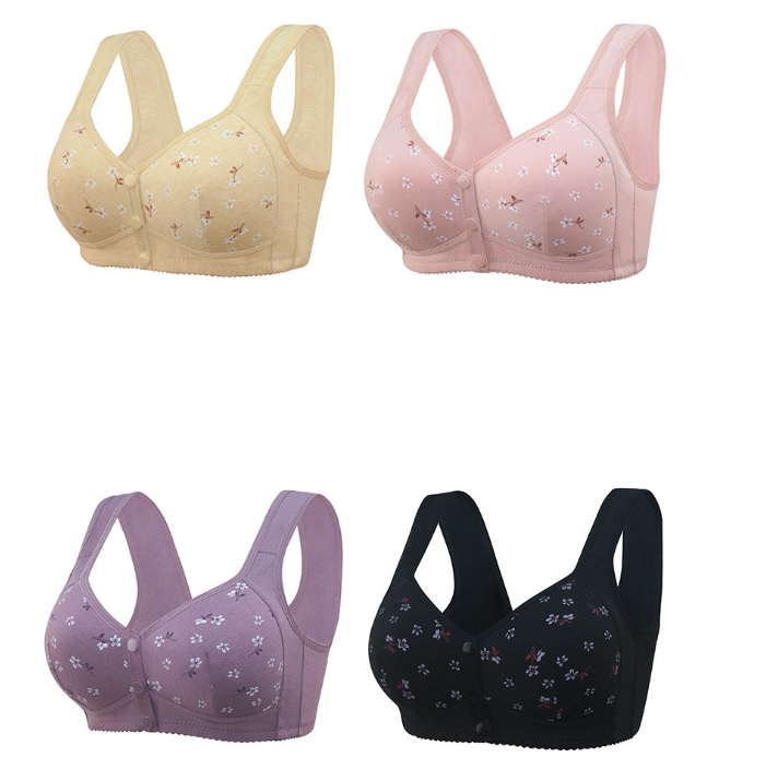 👙 50% הנחה עכשיו! ✨ חזייה עם כפתורים מלפנים - נסגרת מלפנים, נוחות כל היום. 🎀