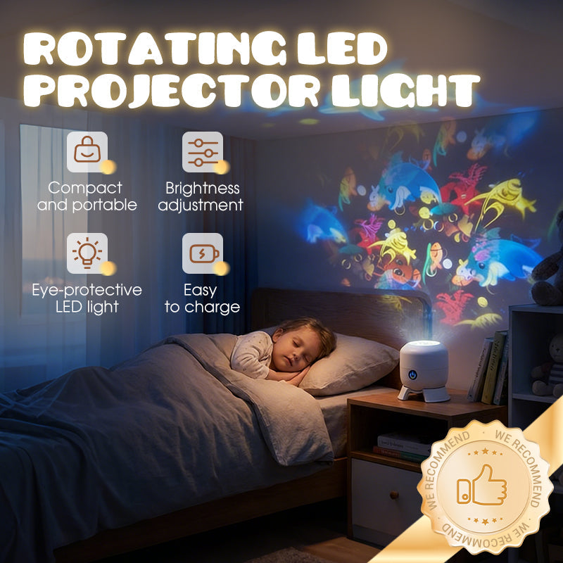 🎊📣Projetor LED Rotativo Dinâmico – Efeitos de Luz Incríveis!