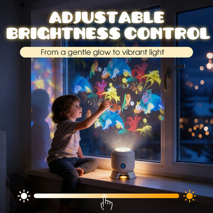 🎊📣Projetor LED Rotativo Dinâmico – Efeitos de Luz Incríveis!
