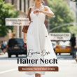 💃New Arrival Special ✨30K+ SOLD🌸Halter Neck Backless Tiered Maxi Dress