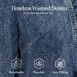 🧥 50% OFF NOW!! 🌸 Women's Denim Jacket with Ruffles & Open Front – Lightweight & Feminine – Versatile & Chic 👗