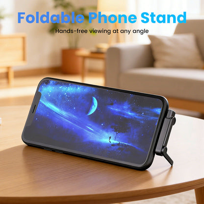 🔋50% DE DESCONTO AGORA!⚡Adaptador de Carregamento Rápido com Suporte Dobrável 360° para Celular – Compatibilidade Universal, Design Compacto e Visualização sem Uso das Mãos📱