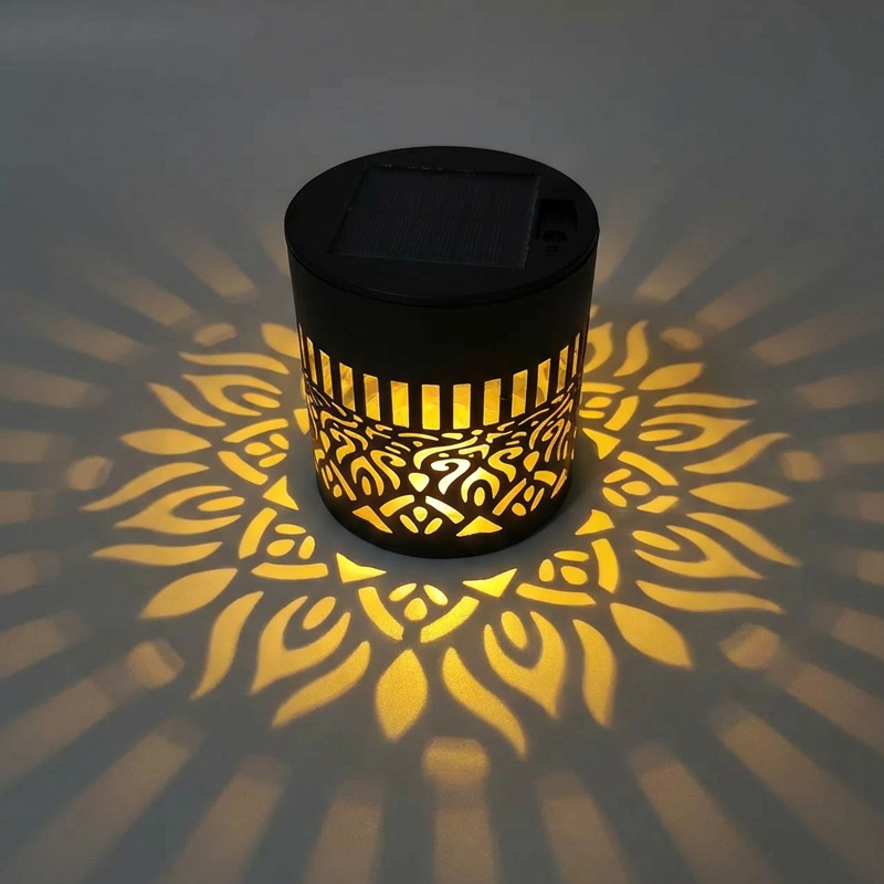 ✨🌙 Luz solar projetora mandala – decoração externa elegante e mágica
