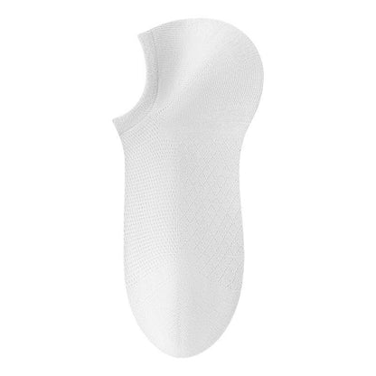 Men's Solid Color Mesh Breathable Socks