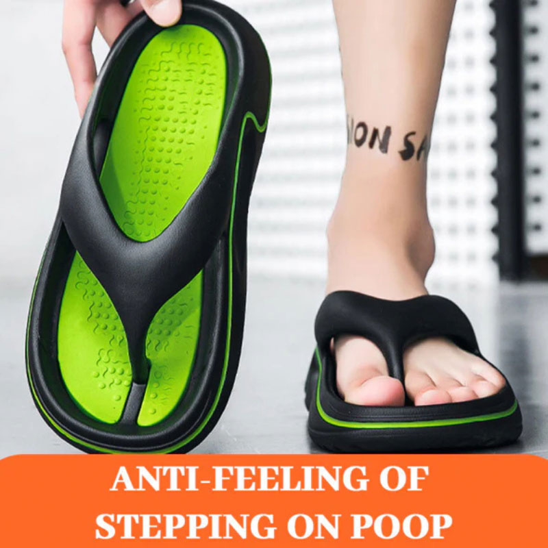 Comfortable Summer Flip Flops with Thick Soles
