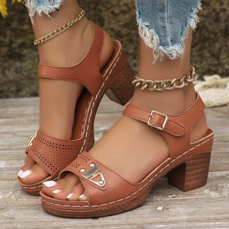 Women's Chunky Heel Sandals