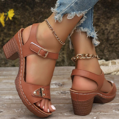 Women's Chunky Heel Sandals