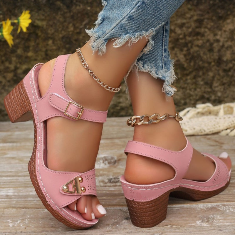 Women's Chunky Heel Sandals