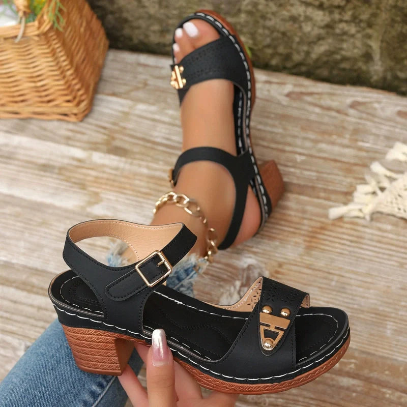 Women's Chunky Heel Sandals