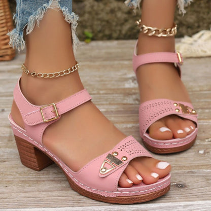 Women's Chunky Heel Sandals
