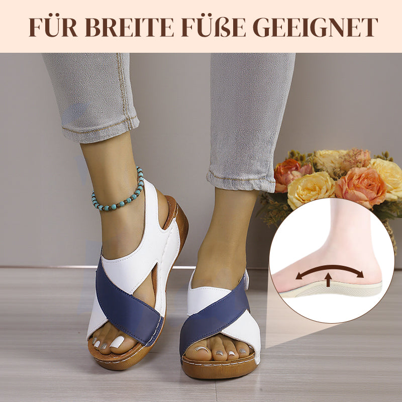 Ultra-bequeme orthopädische Sandalen mit Keilabsatz