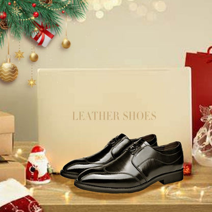 [Best Gift]Men’s Pointed-toe Casual Business Leather Shoes