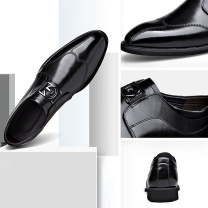 [Best Gift]Men’s Pointed-toe Casual Business Leather Shoes