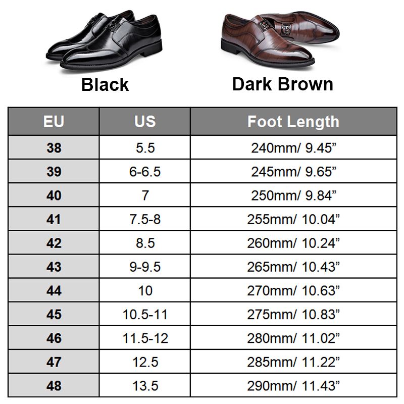 [Best Gift]Men’s Pointed-toe Casual Business Leather Shoes