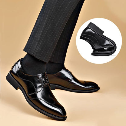 [Best Gift]Men’s Pointed-toe Casual Business Leather Shoes