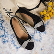 Women's Lightweight Fashion Rhinestone Wedge Shoes