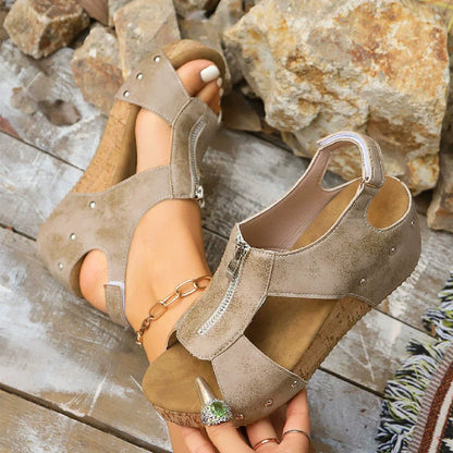 Women's Trendy Open Toe Wedge Sandals