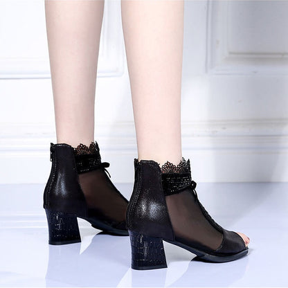 Women's Casual Open-Toe Mesh Sandals