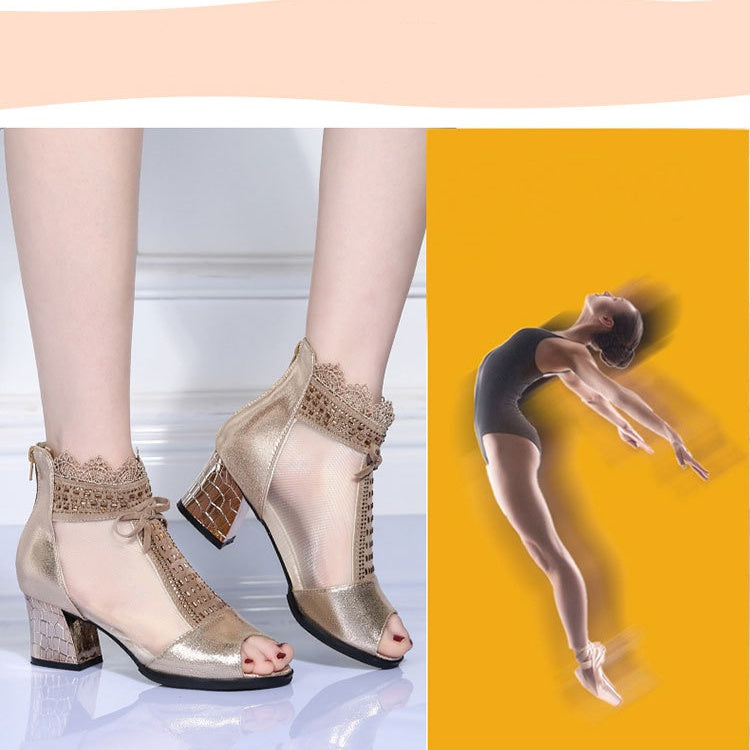 Women's Casual Open-Toe Mesh Sandals