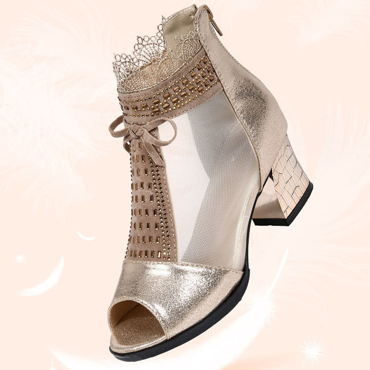 Women's Casual Open-Toe Mesh Sandals