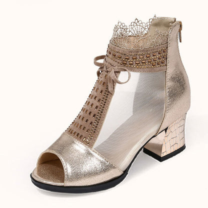 Women's Casual Open-Toe Mesh Sandals