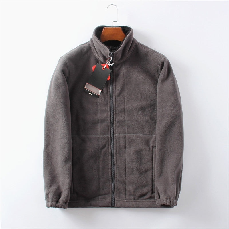 [Best Gift For Him] Men’s Double-Layer Fleece Hooded Jacket