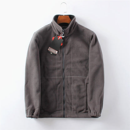 [Best Gift For Him] Men’s Double-Layer Fleece Hooded Jacket