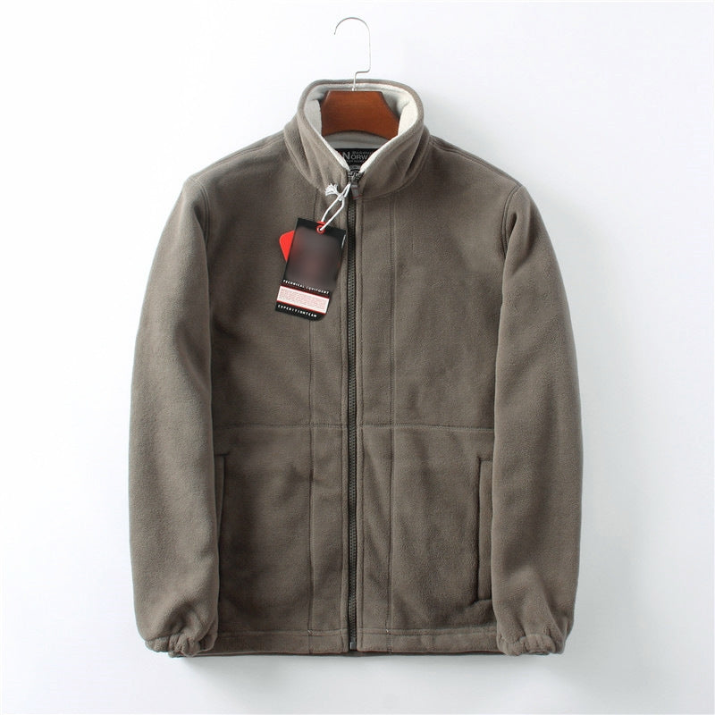 [Best Gift For Him] Men’s Double-Layer Fleece Hooded Jacket