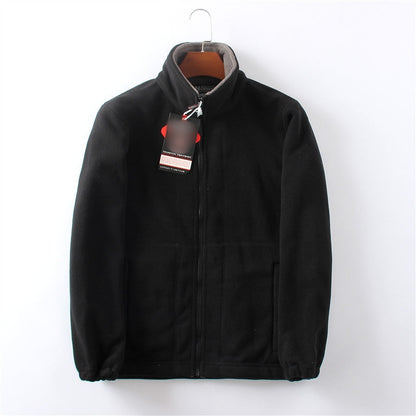 [Best Gift For Him] Men’s Double-Layer Fleece Hooded Jacket