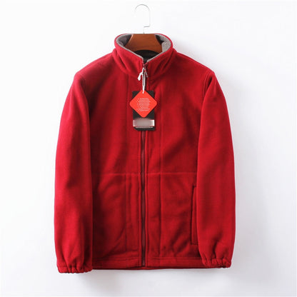 [Best Gift For Him] Men’s Double-Layer Fleece Hooded Jacket