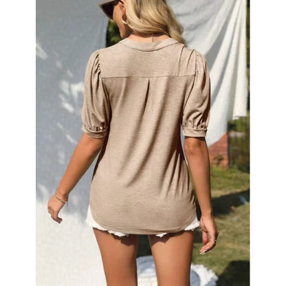 Woman's Chic & Comfortable V-Neck T-Shirt