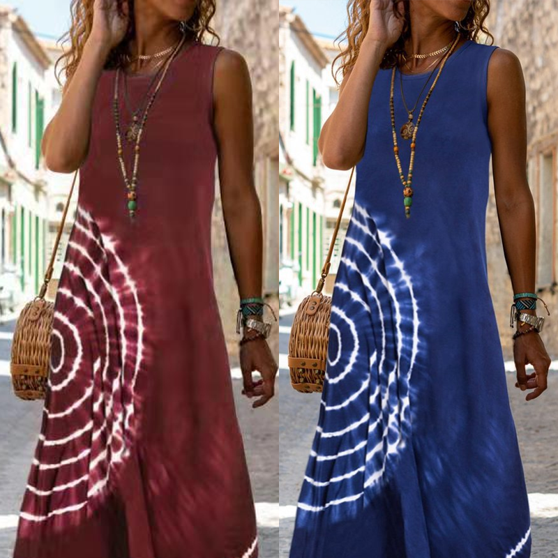 Women's Casual Sleeveless Midi Dress