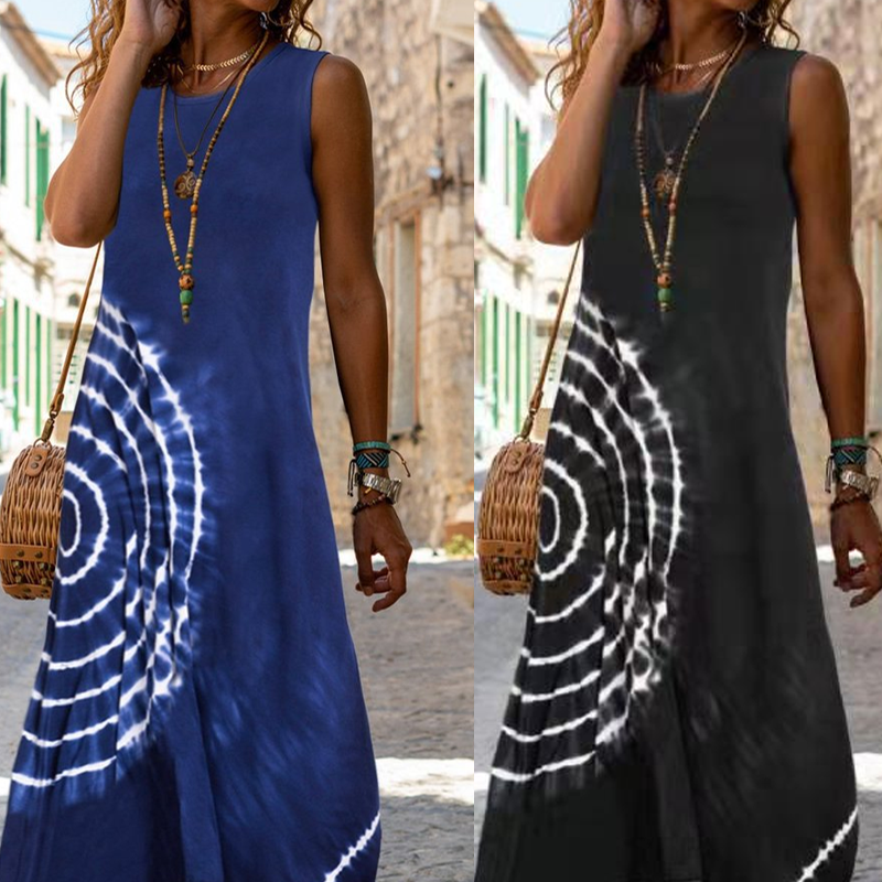 Women's Casual Sleeveless Midi Dress