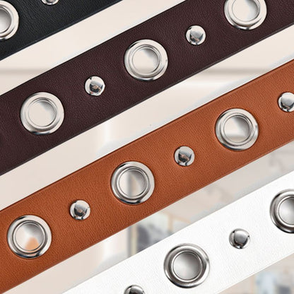 Women's Punk-style Pin-buckle Leather Belt