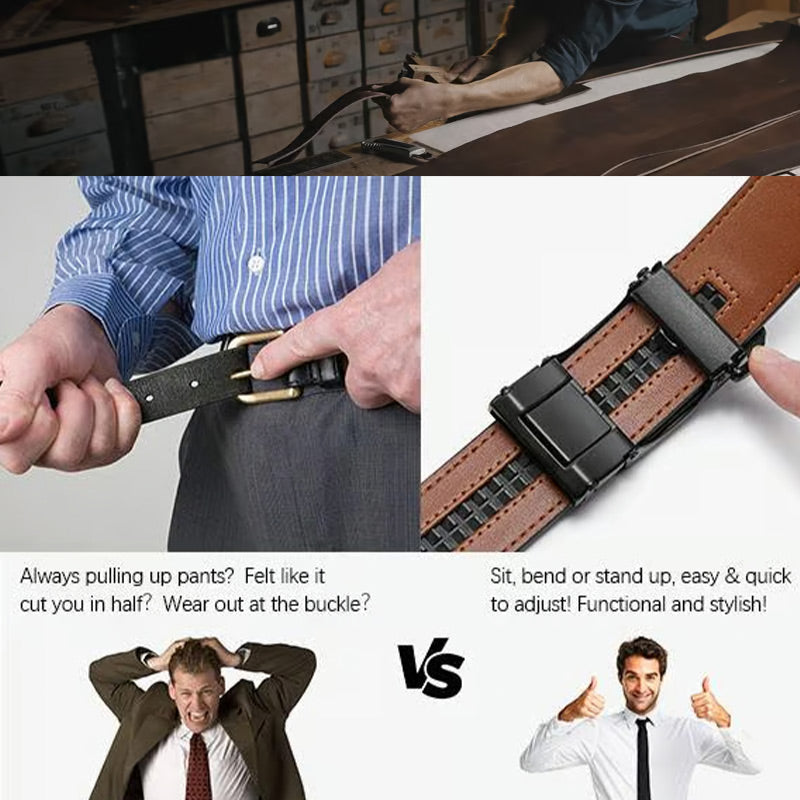 Men's Classic Versatile Automatic Buckle Belt