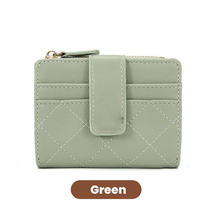 Women's Fashion Small Wallets with Zipper