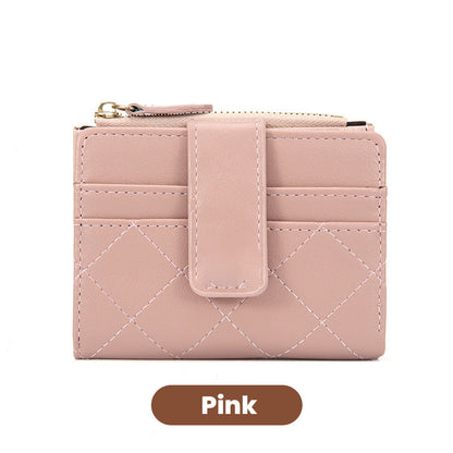 Women's Fashion Small Wallets with Zipper
