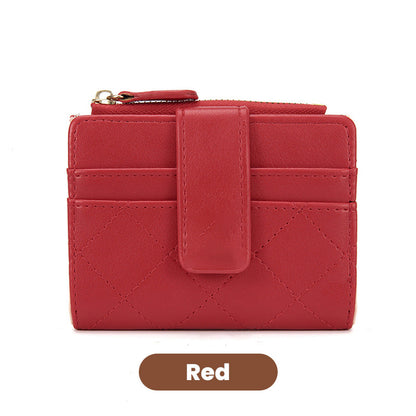Women's Fashion Small Wallets with Zipper