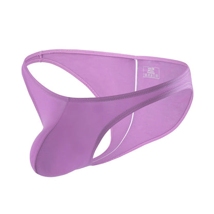 Men’s High-stretch Ice Silk Breathable Panties with Low-cut