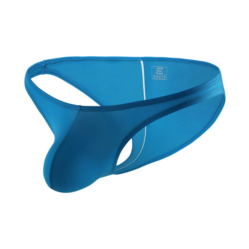 Men’s High-stretch Ice Silk Breathable Panties with Low-cut