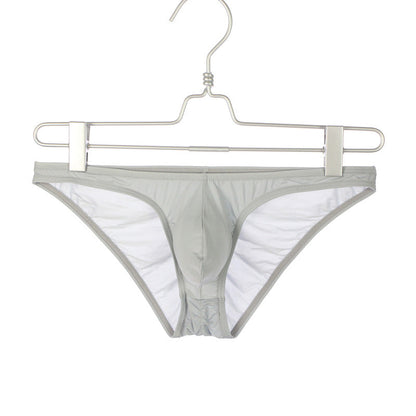 Men’s High-stretch Ice Silk Breathable Panties with Low-cut