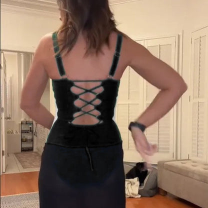 Women's Slim Waist V-Neck Swimwear