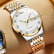 Men's Stainless Steel Waterproof Business Watch